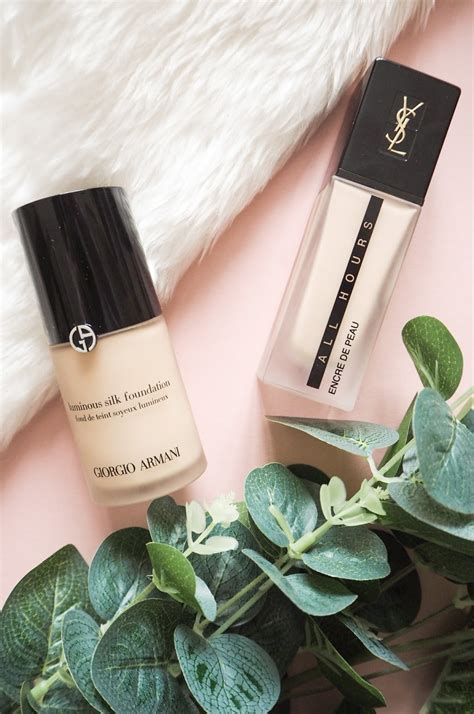 ysl all hours foundation vs giorgio armani power fabric|ysl foundation reviews.